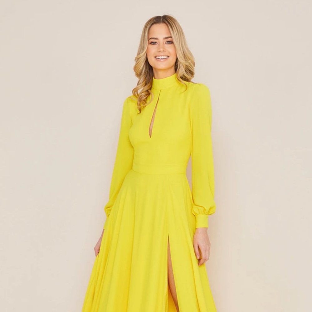 NADINE MERABI SIENNA GOWN